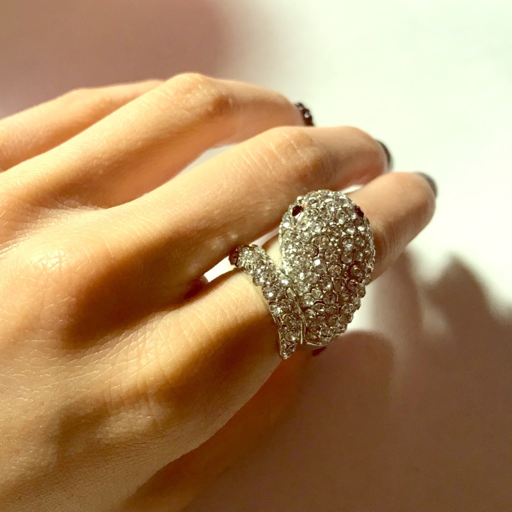 Bling Bling Big Snake Rhinestone Ring